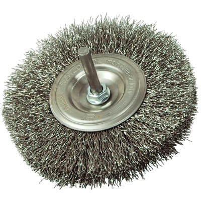 Szczotpol Szczotka tarczowa z trzpieniem 6mm śr. 150mm A70