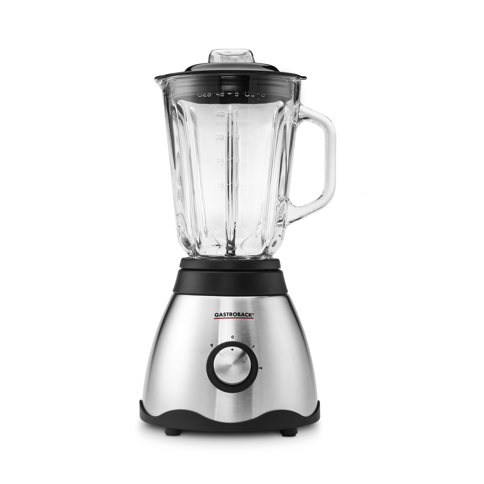 Gastroback Vital 1,5 L Asztali mixer 850 W Fekete, Rozsdamentes acél (40999)