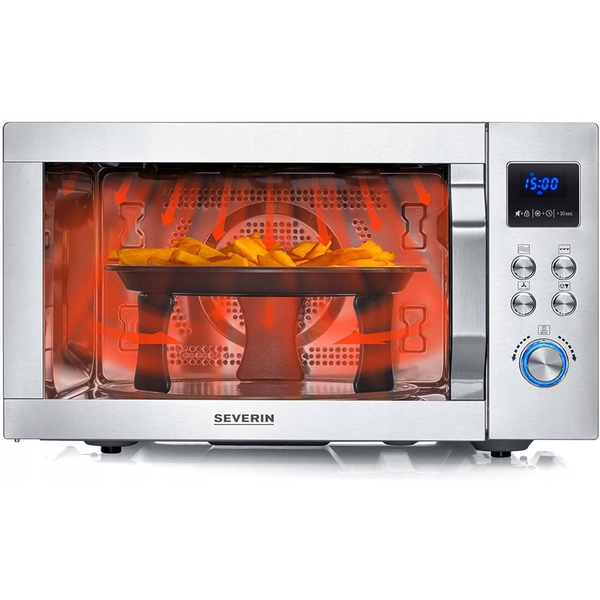 SEVERIN MW 7982 4 az 1-ben Crispy Wave mikrohullámú sütő 25 L 2150 W