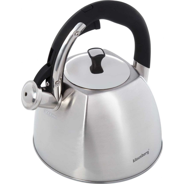 Klausberg Електрическа чайник със звуков сигнал Inox 2.2L KB-7409