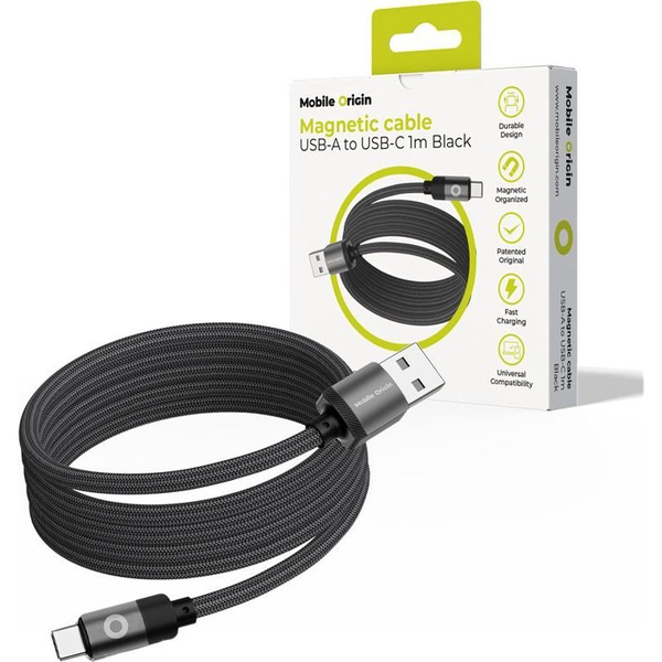 Kábel Mobile Origin USB - USB typ C 1 m čierny