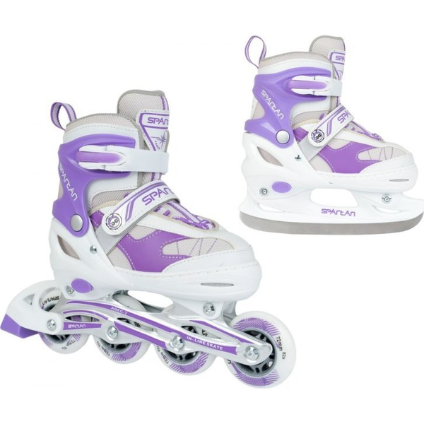 Spartan Sport Inliner 2 In 1 Görkorcsolya - 38-41 Méret , Lila/Fehér