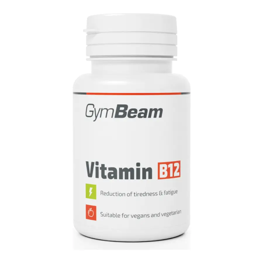 B12-vitamin - 90 tabletta - GymBeam (HMLY-29691-1-90-tab)