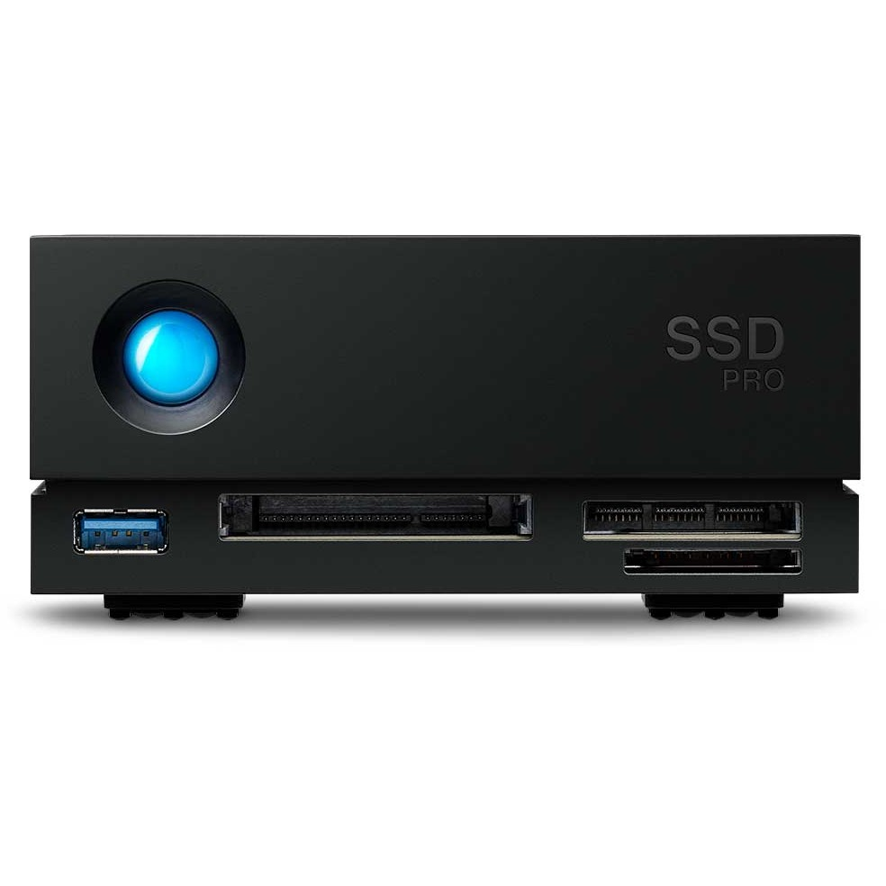 LaCie 1big Dock Pro 4TB Thunderbolt 3 ×2 3,5" külső SSD fekete
