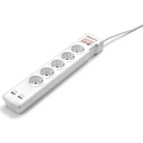 SALICRU Überspannungsschutz SPS SAFE 5+, Steckdosen 5x