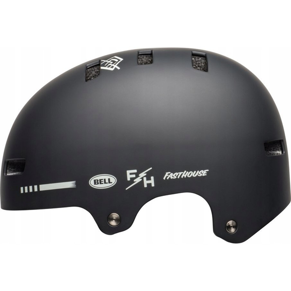 Bell Kask bmx BELL LOCAL matte black white fasthouse roz. M (55–59 cm) (NEW 2024)