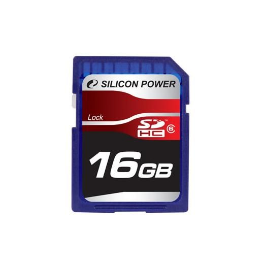 Silicon Power SP016GBSDH010V10 paměťová karta 16 GB SDHC Třída 10