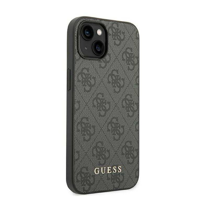 Guess 4G Metal Gold Apple iPhone 14 Tok - Szürke (GUHCP14SG4GFGR)