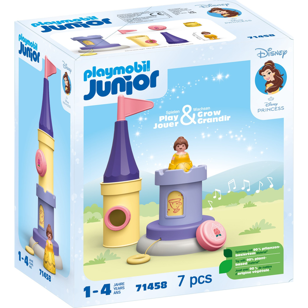 Playmobil 71458 Junior - Disney Belle Játék Torony Melódiával Építőjáték