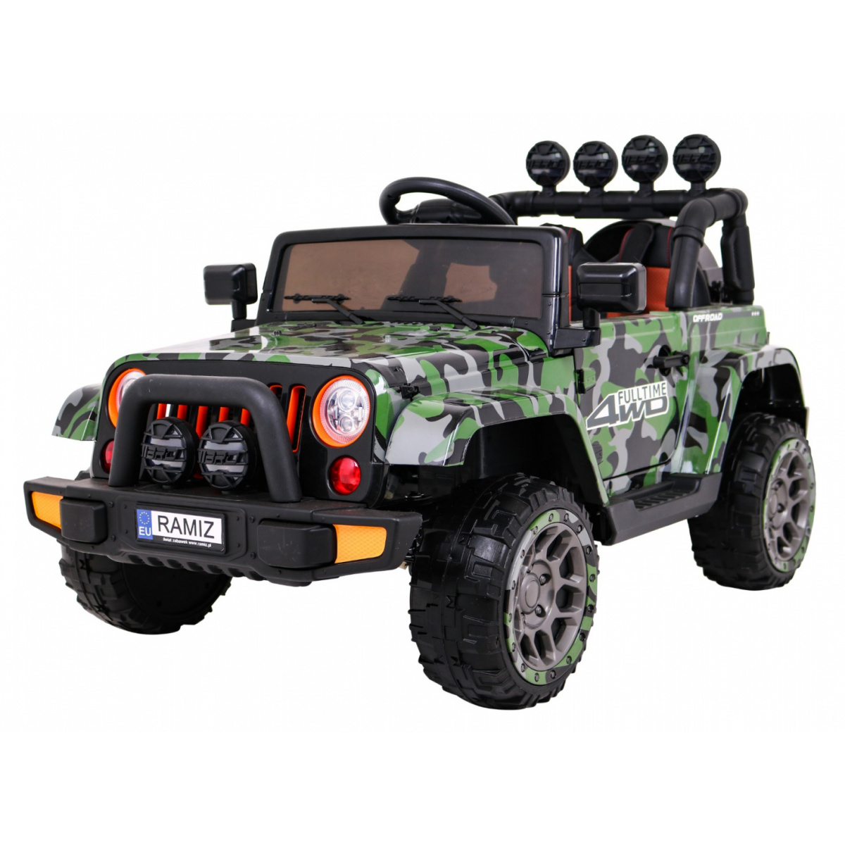 Ramiz Full Time 4WD Elektromos autó - Mintás (PA.BRD-7588.EXL.CAMO)