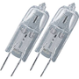 Високоволтова халогенна крушка OSRAM 12 V G4 10 W, топло бяла, EEK: C, димируема 2 бр (4008321201812)
