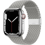 Crong Wave Band Apple Watch Series 7/6/3/SE/Nike Szövet pánt 38/40/41mm - Szürke