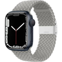 Crong Wave Band Apple Watch Series 7/6/3/SE/Nike Szövet pánt 38/40/41mm - Szürke