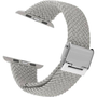 Crong Wave Band Apple Watch Series 7/6/3/SE/Nike Szövet pánt 38/40/41mm - Szürke