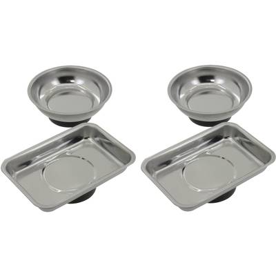 Mágneses szerszámtartó, alkatrésztároló tálcakészlet, 4 részes, Donau RS40 (RS40)