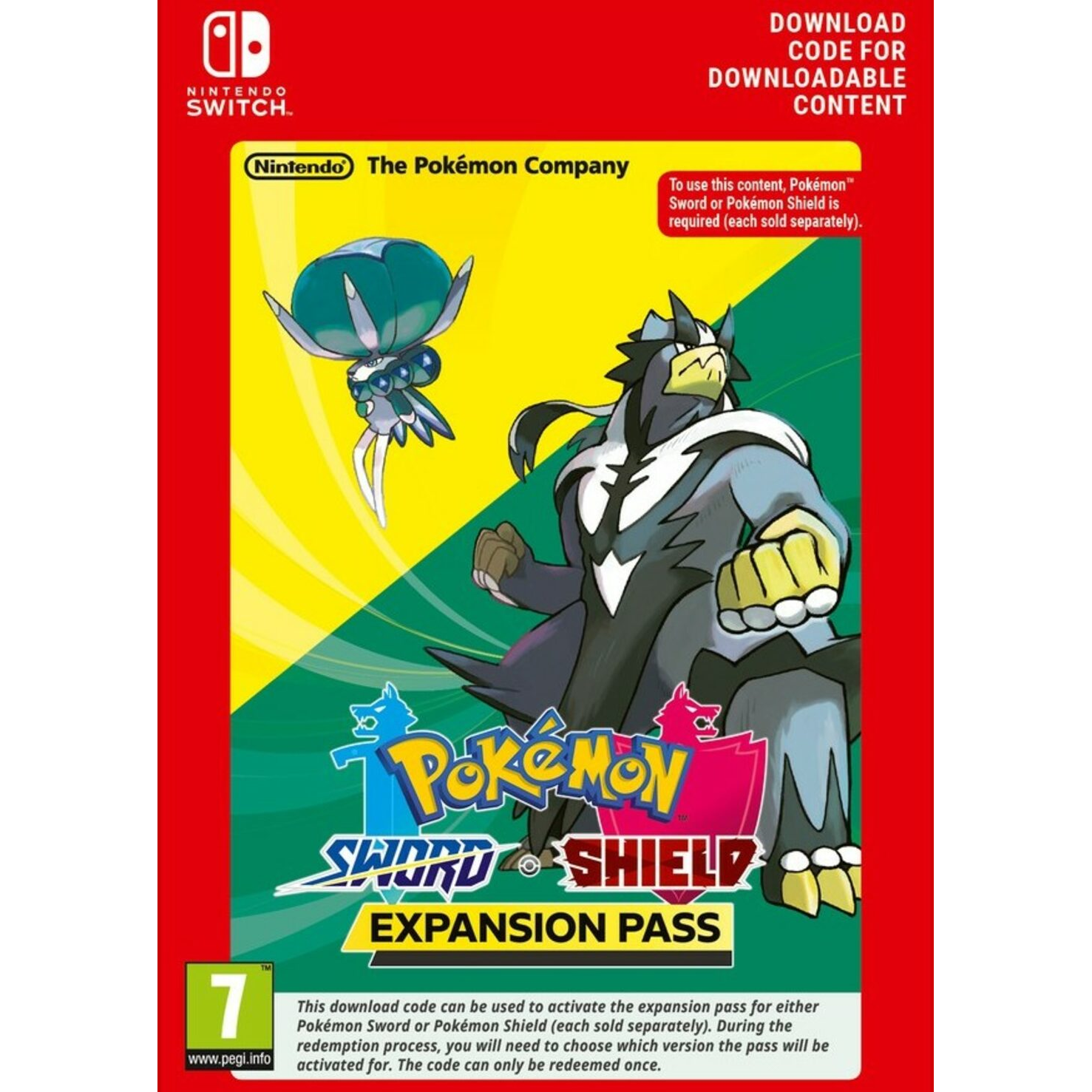 Pokemon Sword/Shield - Expansion Pass (Nintendo Switch - elektronikus játék licensz)