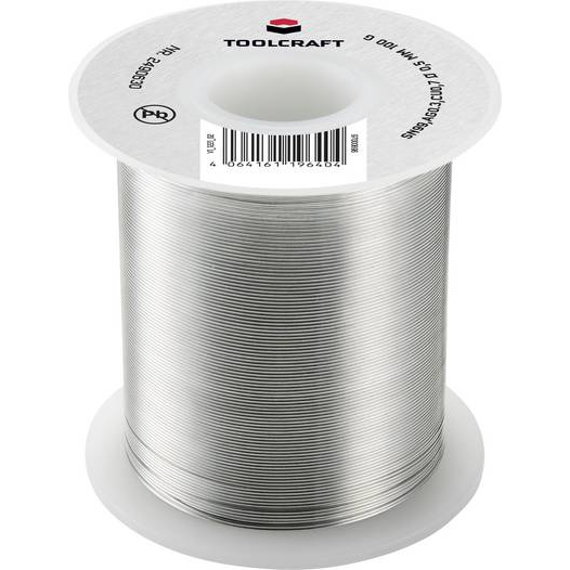 TOOLCRAFT Forrasztóón, ólommentes Tekercs SN99AG03C ROL1 100 g 0.5 mm (TO-7471890) (TO-7471890)