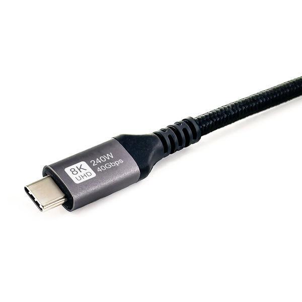 Equip 128380 cabo USB USB4 Gen 3x2 0,5 m USB C Preto