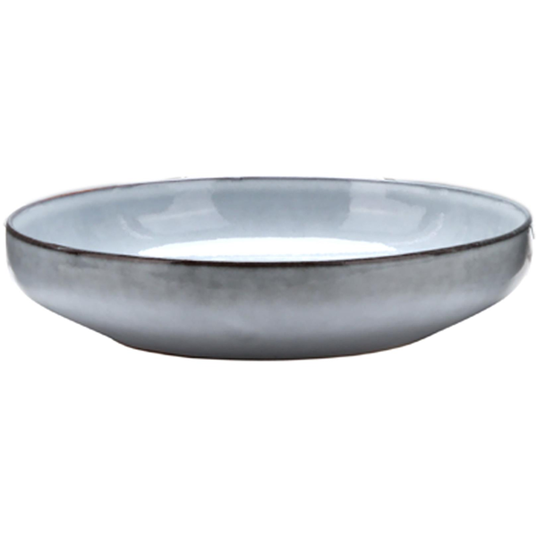 Clay Lake Levesestányér, 22,5 cm, szürkéskék