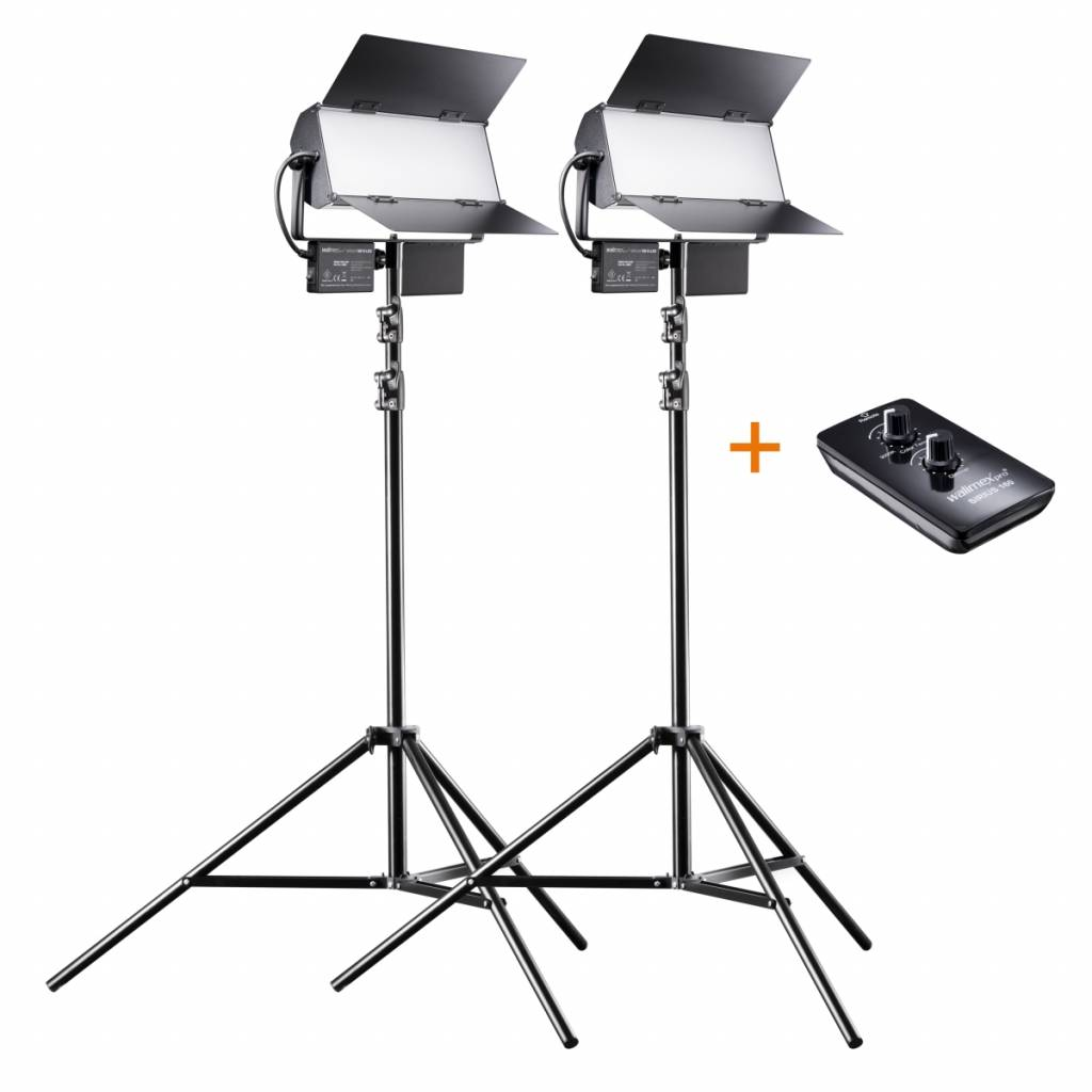 Walimex Pro LED Daylight Sirius 160 D Basic 2 LED Stúdió lámpa (21042)