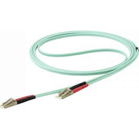StarTech.com 450FBLCLC15 InfiniBand og fiberoptisk kabel 15 m LC Turkisfarve