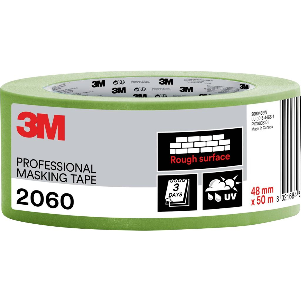 3M PT206048 festő maszkolószalag világoszöld, 50 m x 48 mm (PT206048)