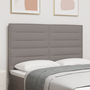 Tăblie design liniar gri taupe 140 cm țesătură