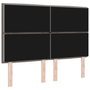 Tăblie design liniar gri taupe 140 cm țesătură