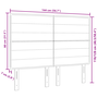Tăblie design liniar gri taupe 140 cm țesătură