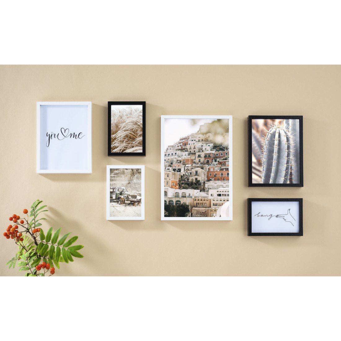 Hama Mix & Match Képkeret készlet Fekete, Fehér (001930310000)