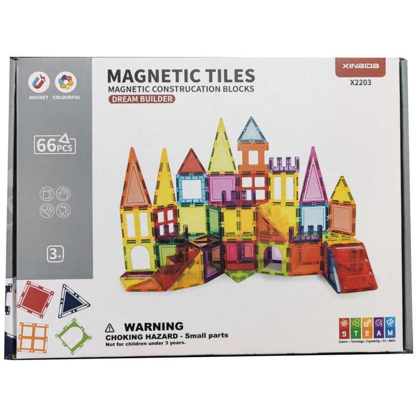 Alltoys mágneses építőkészlet, 66 db (8591945106954)