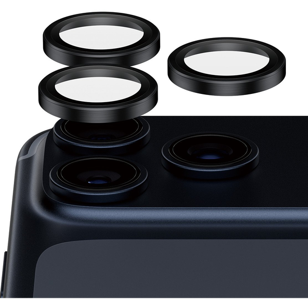 PanzerGlass ® Hoops® Ceramic II Camera Lens Protector iPhone 17 Pro | iPhone 17 Pro Max | iPhone 16 Pro | 16 Pro Max Protector de pantalla Apple 1 pieza(s)