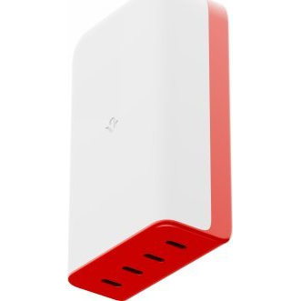 Компактен щепсел адаптер PlugBug Twelve South 120W (EU/UK) с четири USB-C порта