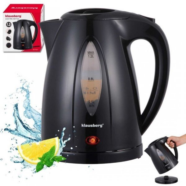 Ceainic electric Klausberg KB-9001 1,2 L negru