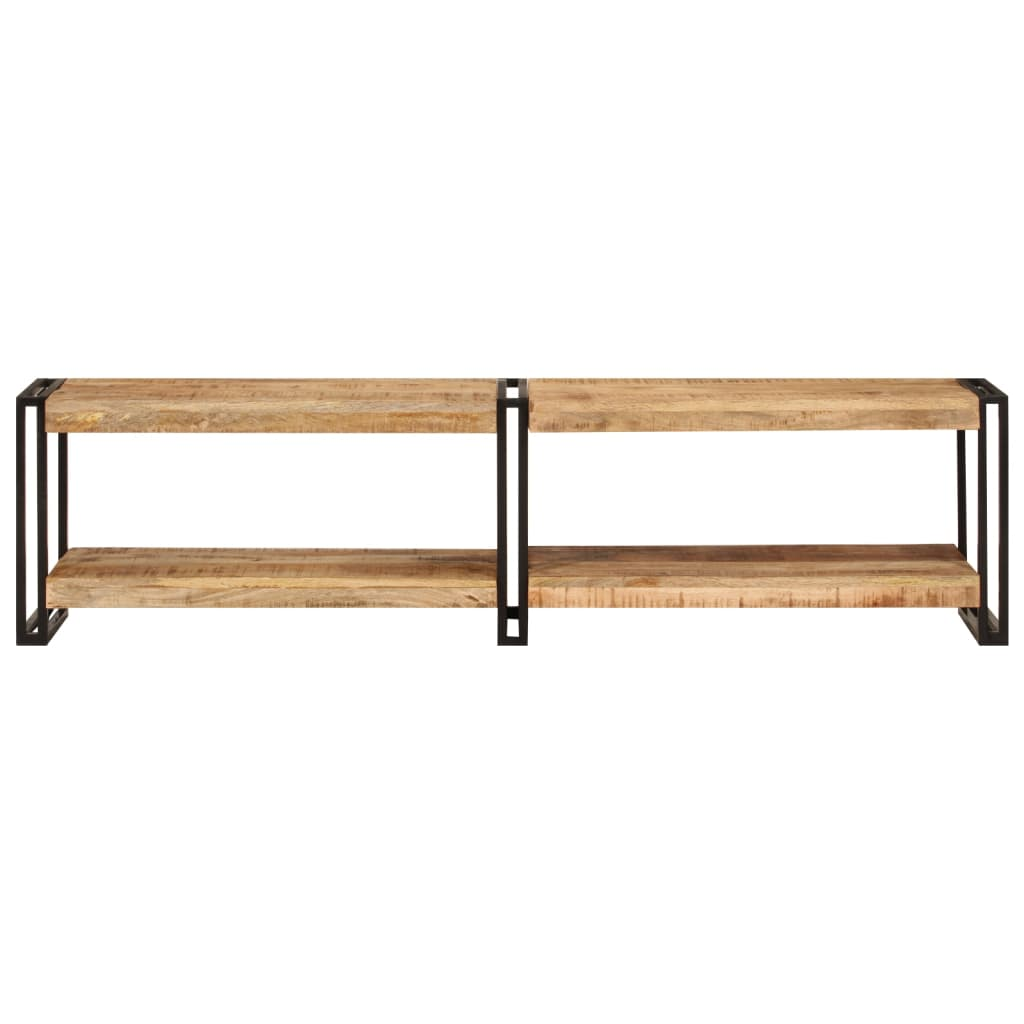 tömör mangófa TV-szekrény 160 x 30 x 40 cm (356174)