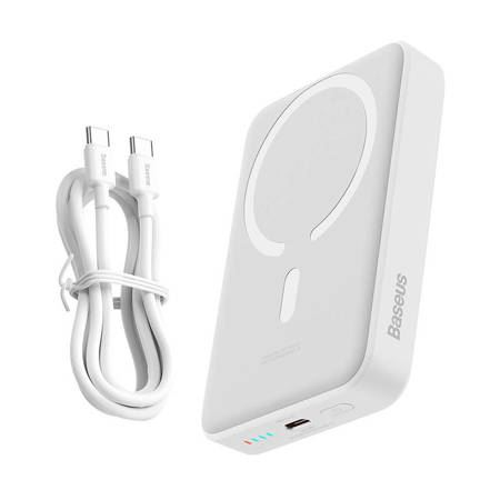 Baseus gyorstöltő Powerbank 10000mAh 30W fehér (PPCX110202) (PPCX110202)