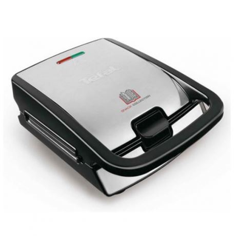 Tefal SW854D sandwich maker 700 W Zwart, Roestvrijstaal