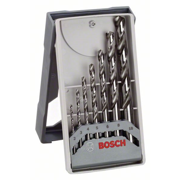 BOSCH 2608589295 Mini-X-Line fémfúrószár készlet, HSS-G, 135°, 7 db, 2-10 mm (2.608.589.295)