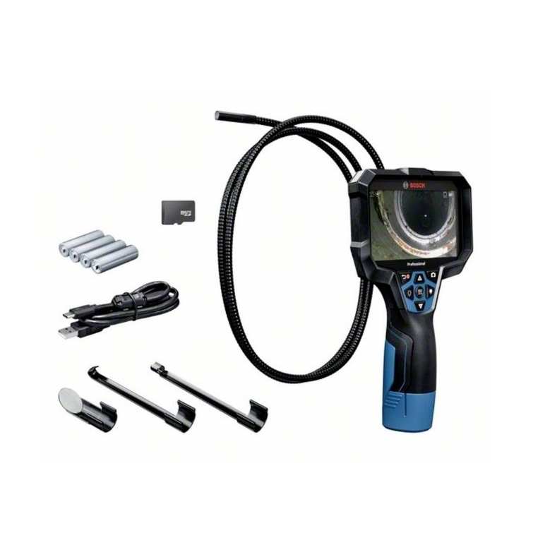 Bosch GIC 12V-5-27 C PROFESSIONAL ipari ellenőrző kamera 8,3 mm Könnyen kezelhető, rugalmas szonda IP67, IP54 (0601241400)