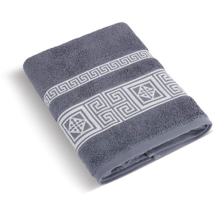 Bellatex Terry Greek Collection - Towel 155/042 - 50 × 100 cm - grey blue (2974)