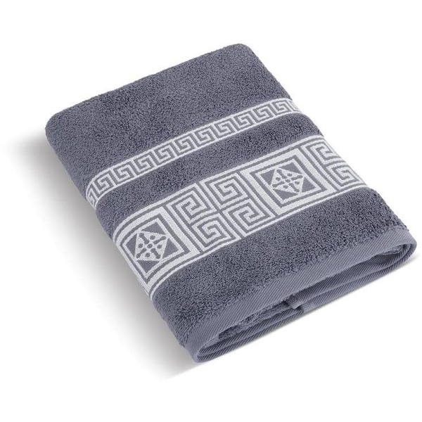 Bellatex Terry Greek Collection - Towel 155/042 - 50 × 100 cm - grey blue