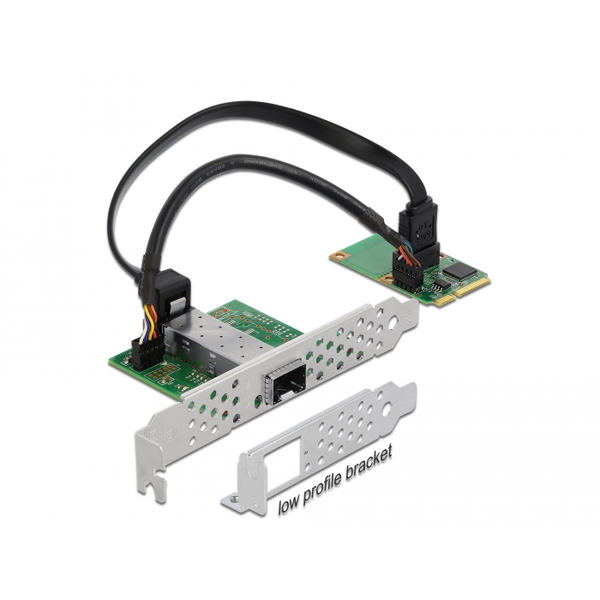DeLOCK 95267 1xSFP port bővítő mini-PCIe kártya