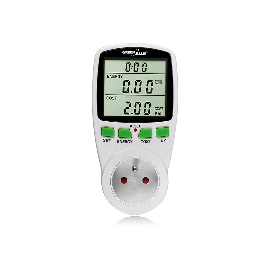 GreenBlue GB-202 LCD Kijelzős Fogyasztásmérő (GB202)