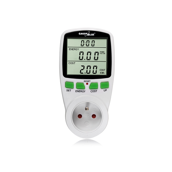 GreenBlue GB-202 LCD Kijelzős Fogyasztásmérő