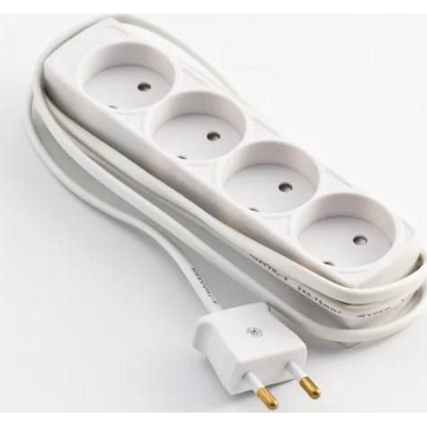 Microconnect GRUELU4H015 prolunghe e multiple 1,5 m 4 presa(e) AC Interno Bianco