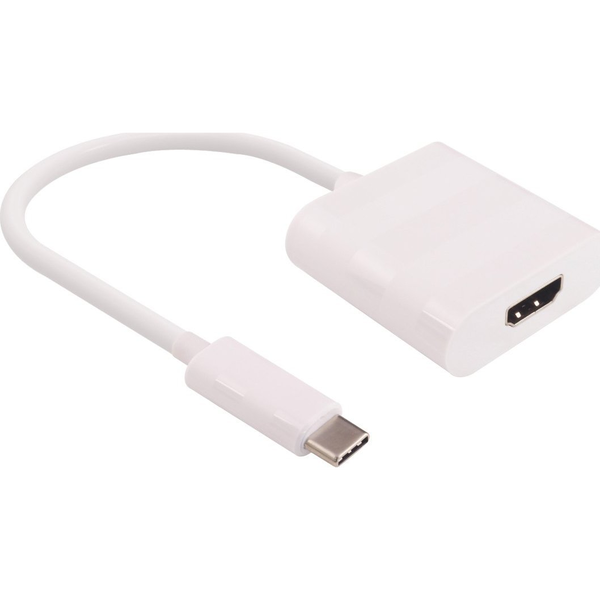 PREMIUMCORD USB 2.0 Type C HDMI Átalakító Fehér 20cm ku31hdmi01