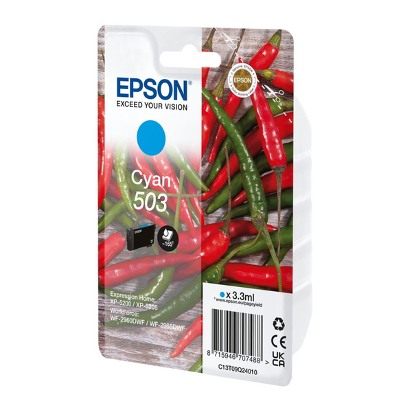 Epson 503 blækpatron 1 stk Original Standard udbytte Blå