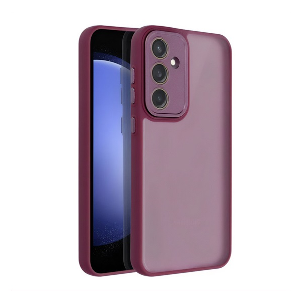 Gigapack Samsung Galaxy S25 Plus Szilikon Kamera Védő Telefon Tok - Lila