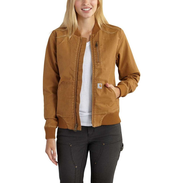  Carhartt Kurtka Carhartt Crawford Bomber Jacket Brown