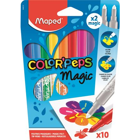 Maped Color'Peps Magic 3,6mm Filctoll készlet - 8+2 különböző szín (10 db) (844612)